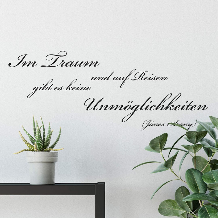 Wandtattoo Im Traum und auf Reisen... - WA212532