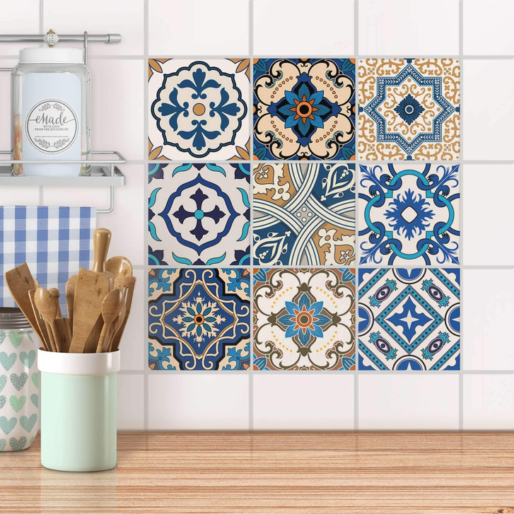 Fliesenaufkleber Set 15x 15cm 27 Stück - RS102612