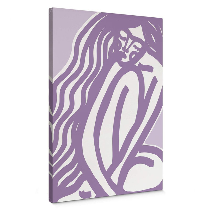 Leinwandbild Treechild - Die Schönheit der Stille in Lila - WA376334