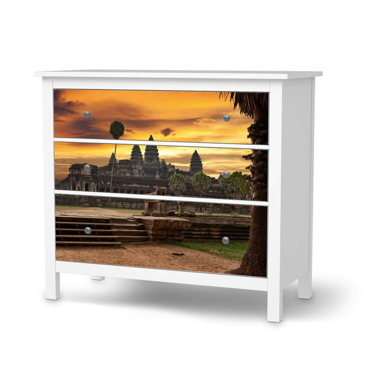 Möbelfolie IKEA Hemnes Kommode 3 Schubladen - Angkor Wat - CR114684