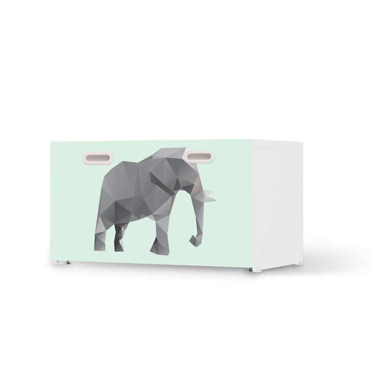 Möbelfolie IKEA Stuva / Fritids Bank mit Kasten - Origami Elephant - CR117732