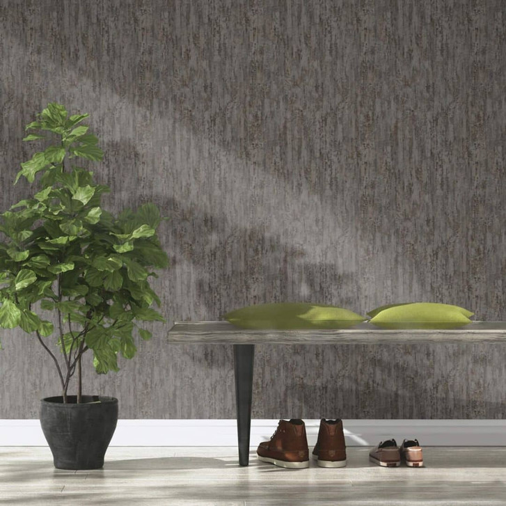 Rasch Vliestapete, Mustertapete Composition anthrazit - WA338788