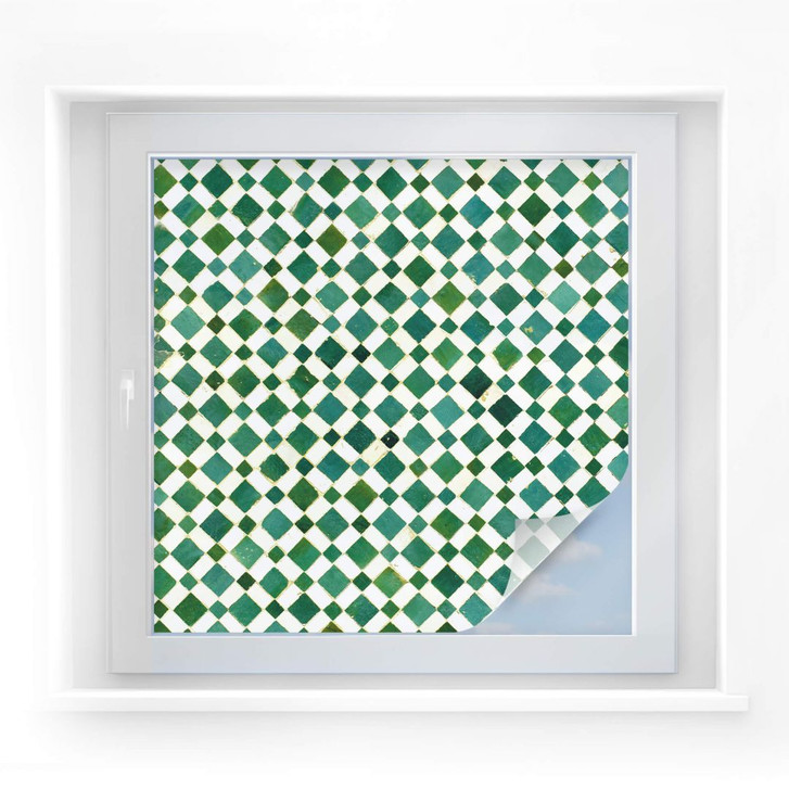 Sichtschutzfolie Mosaik 02 - quadratisch - WA176069