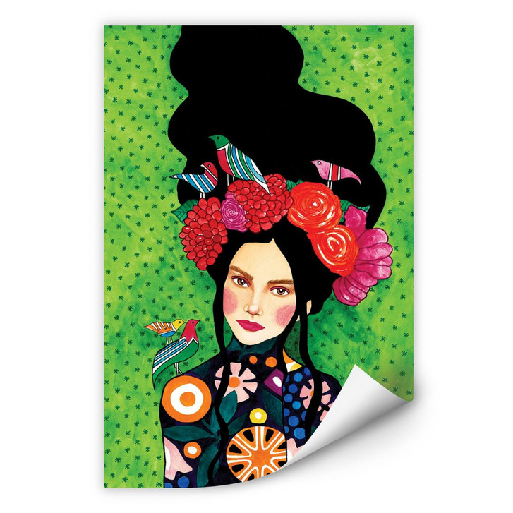 Wallprint Hülya - Ein gut gehütetes Geheimnis - WA241911