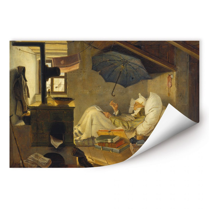 Wallprint Spitzweg - Der arme Poet - WA189321