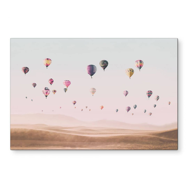 Wandbild Heissluftballons - Sisi & Seb - Alu-Dibond - WA423309
