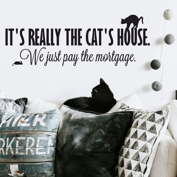 Wandtattoo It's really the cat's house... - WA212705