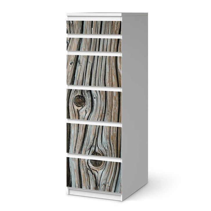 Klebefolie IKEA Malm Kommode 6 Schubladen (schmal) - Hochbejahrt - CR111651