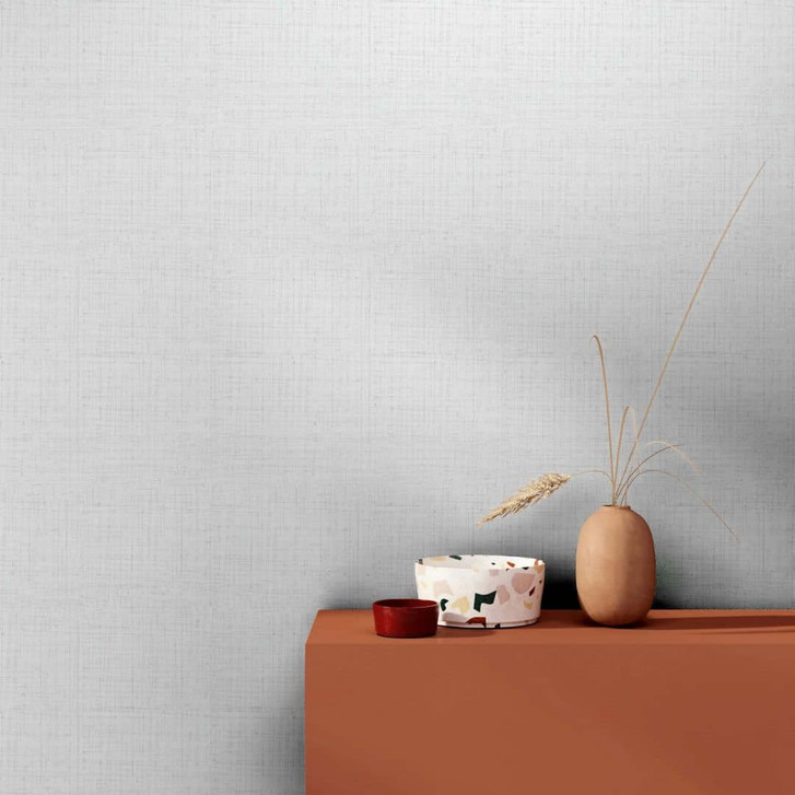 Vliestapete Uni Struktur Modern in Weiss - WA473232