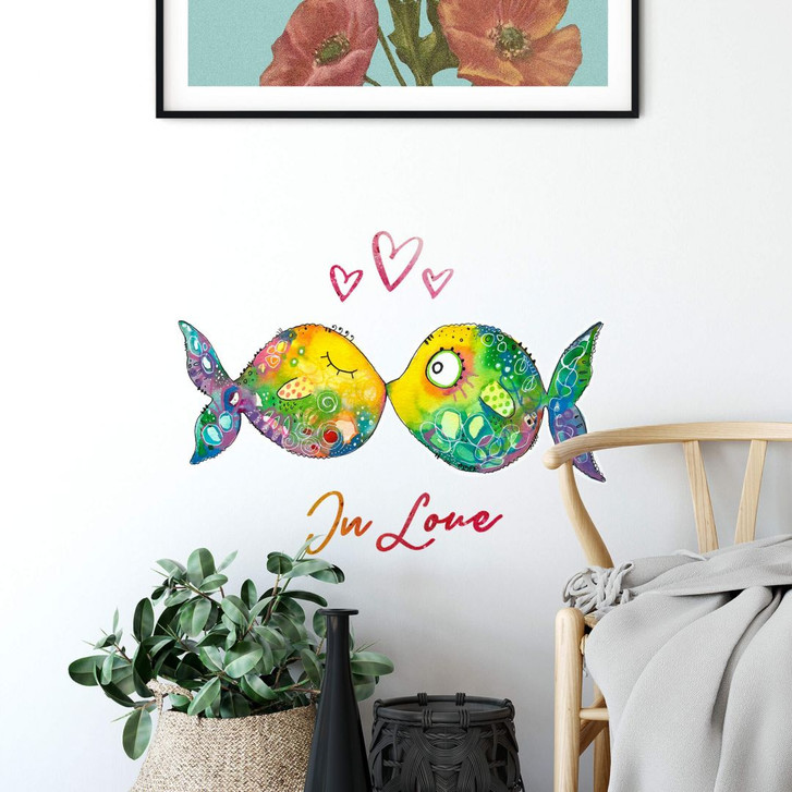 Wandtattoo Hagenmeyer - Verliebte Fische - WA260351