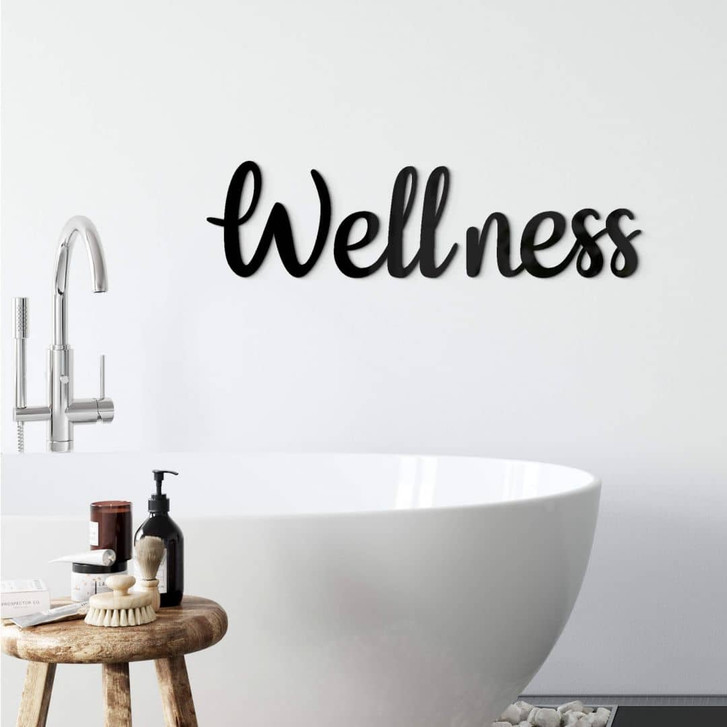 3D Schriftzug Wellness (3-teilig) - Acrylbuchstaben - WA351202