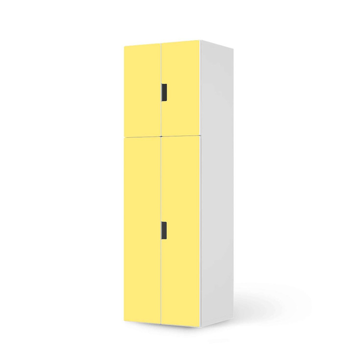Möbelfolie IKEA Stuva / Malad - 2 grosse Türen und 2 kleine Türen - Gelb Light - CR118674