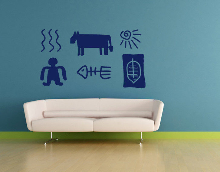 Wandtattoo Höhlenmalerei Modern - TD16814