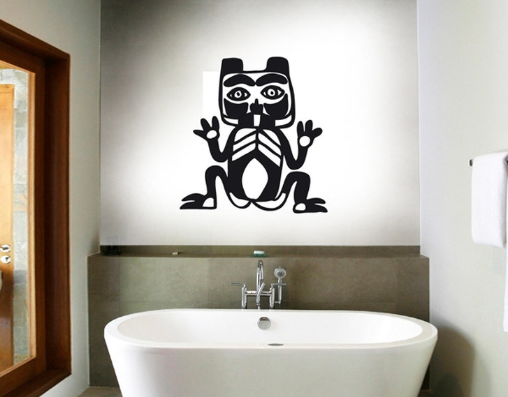 Wandtattoo Primitive Art Katze - TD16937