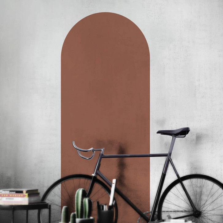 Wandtattoo Rundbogen schmal - Rostrot - WA412376