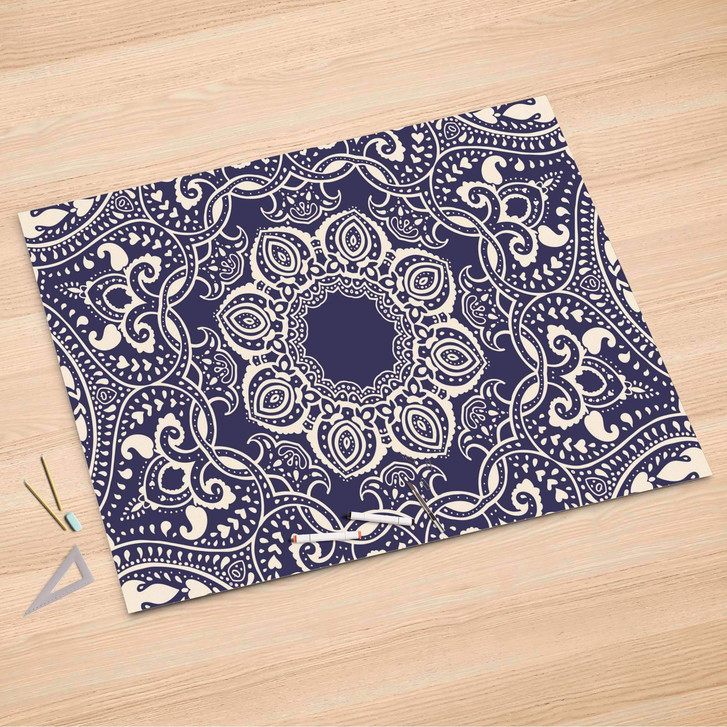 Folienbogen (150x100cm) - Blue Mandala - CR106559