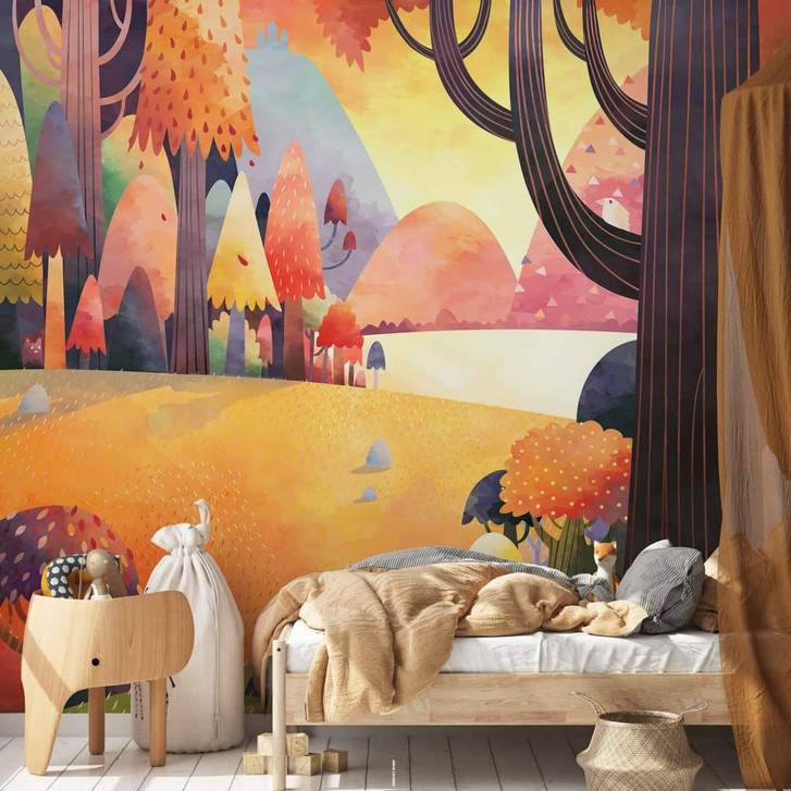 Fototapete Herbstwald - DigitalArtsi - WA331227