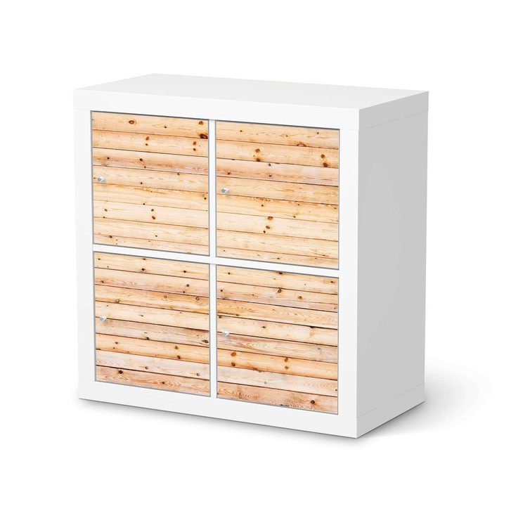 Klebefolie IKEA Kallax Regal 4 Türen - Bright Planks - CR109607