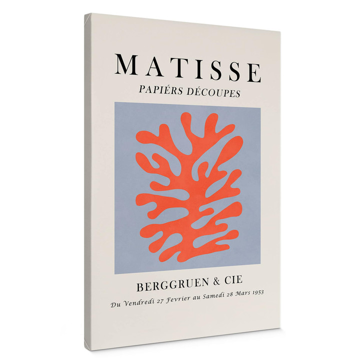 Leinwandbild Abstrakte Koralle im Matisse-Stil - Costa - WA513365
