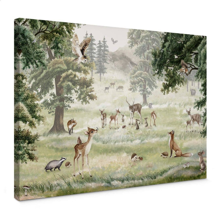 Leinwandbild Kikki Belle - Waldspass - WA366668