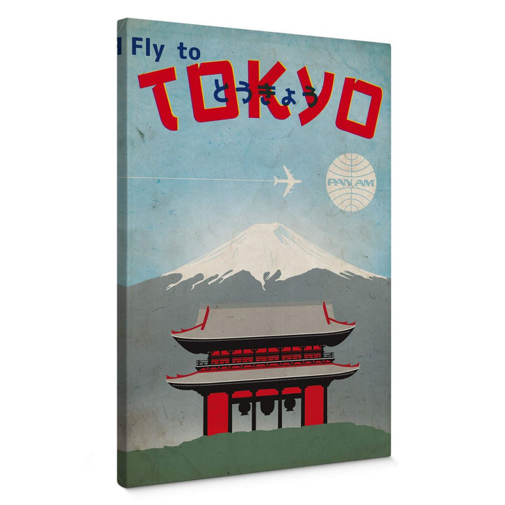 Leinwandbild PAN AM - Fly to Tokyo - WA372355