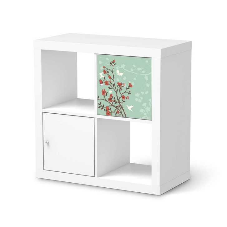 Möbelfolie IKEA Kallax Regal 1 Türe - Blütenzauber - CR118259