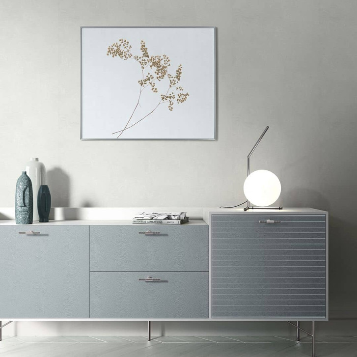 PVC-freie grafische Vliestapete mit Marmoroptik und Metallic-Effekt in grau - WA397568