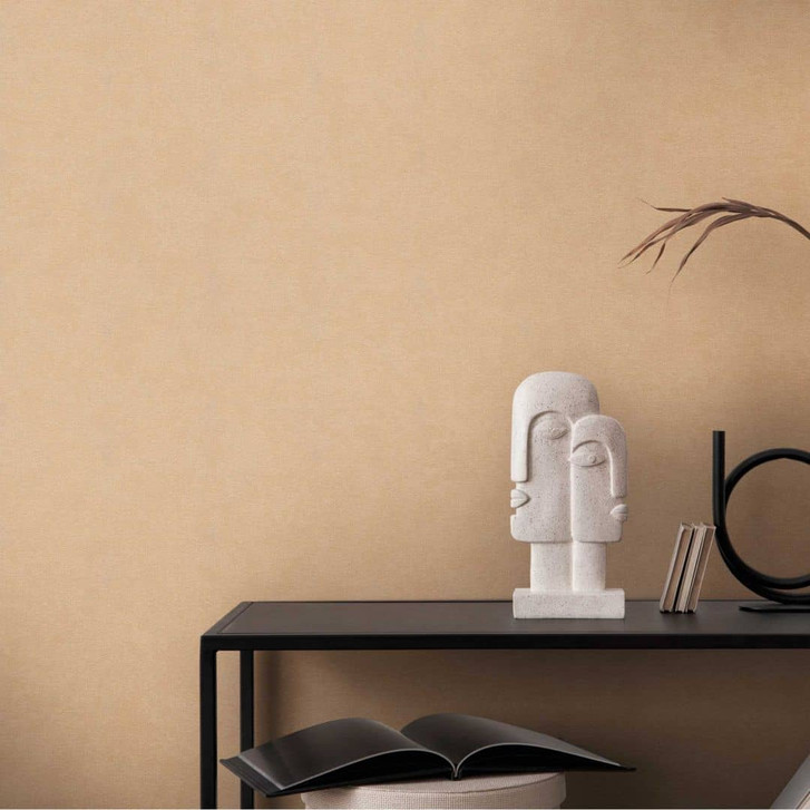 Unitapete mit Putz-Optik Beige - Einfarbige Tapete mit Struktur - Strukturtapete - WA456620