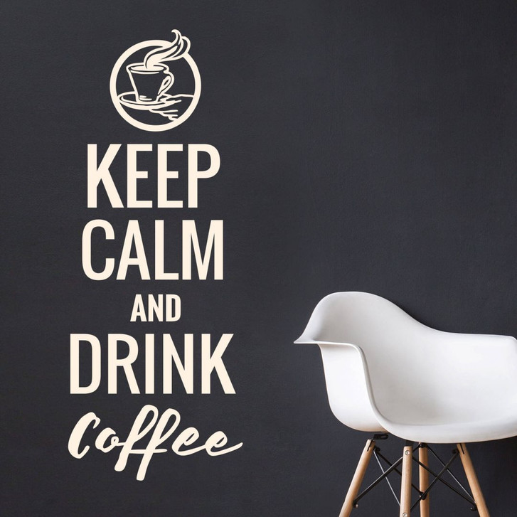 Wandtattoo - Keep calm and Drink Coffee - WA204566