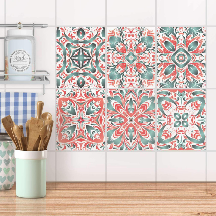 Fliesenaufkleber Set rechteckig - Mexican Tiles - CR103315