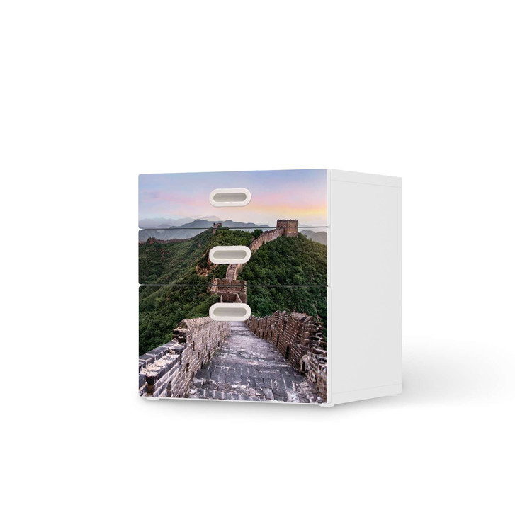 Folie IKEA Stuva / Fritids Kommode - 3 Schubladen - The Great Wall - CR105950