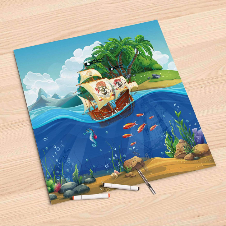 Folienbogen (60x60cm) - Pirates - CR107157
