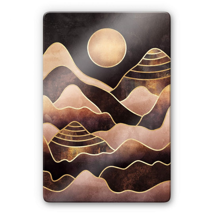 Glasbild Fredriksson – Sonnenuntergang  - WA271850