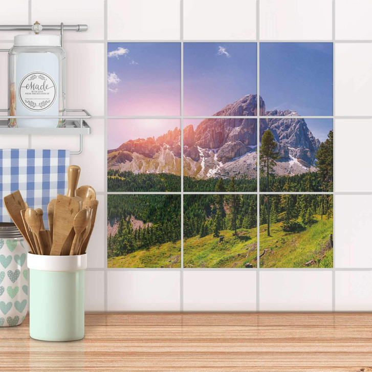 Klebefliesen - Alpenblick - 9er Set - CR107738