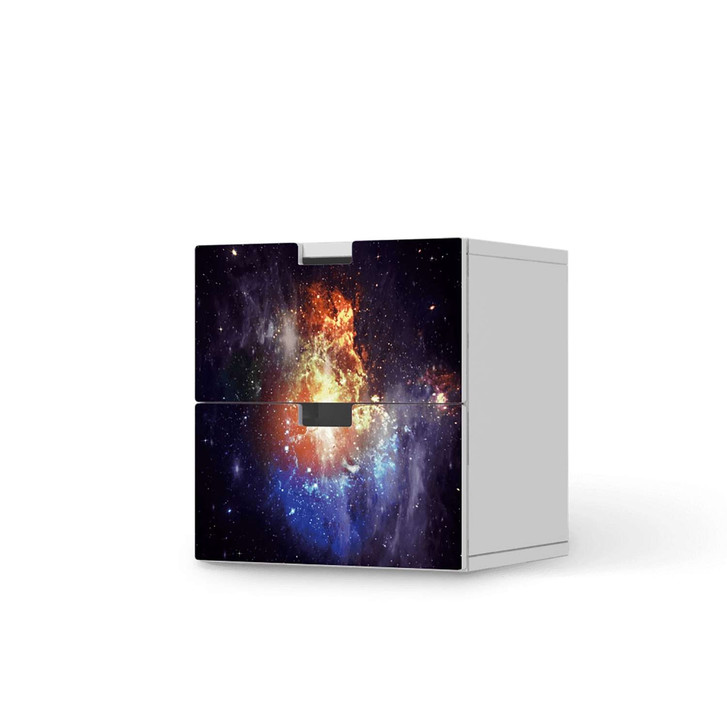 Klebefolie IKEA Stuva / Malad Kommode - 2 Schubladen - Nebula - CR110348