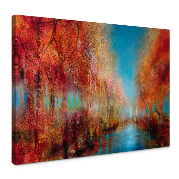 Leinwandbild Schmucker - Indischer Sommer - WA317098