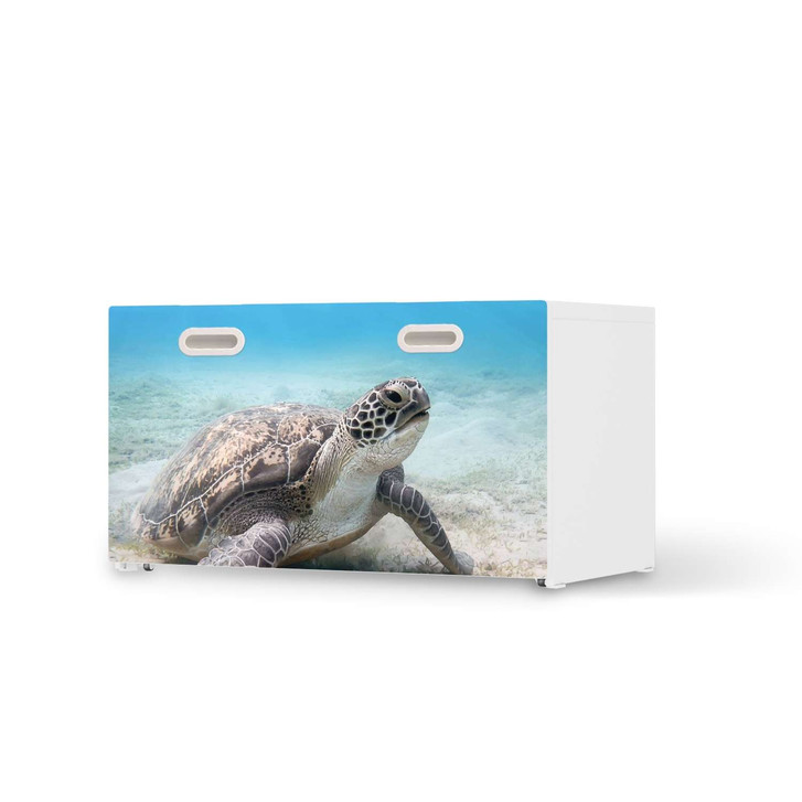 Möbelfolie IKEA Stuva / Fritids Bank mit Kasten - Green Sea Turtle - CR117706