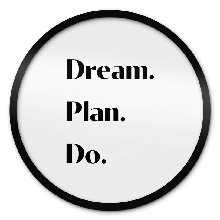Poster 1X Studio - Dream Plan Do - Rund - WA348522
