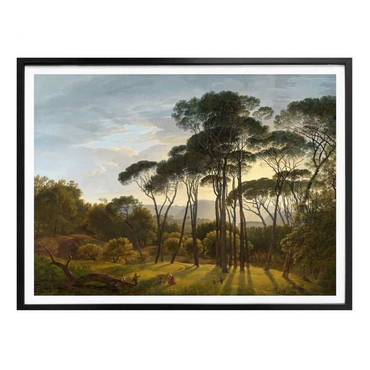 Poster Voogd - Italienische Landschaft mit Schirmkiefern - WA293371