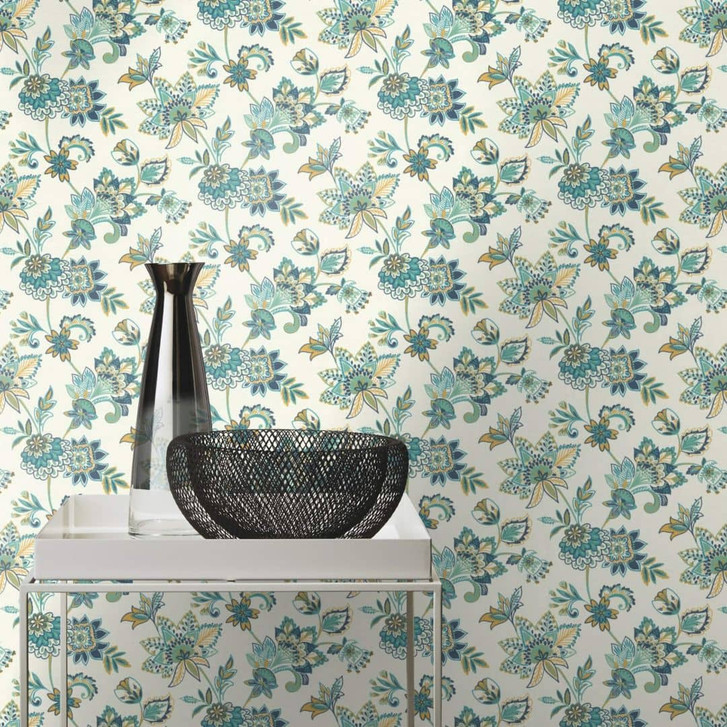 Rasch Vliestapete, Mustertapete Salsa cremeweiss - WA339028