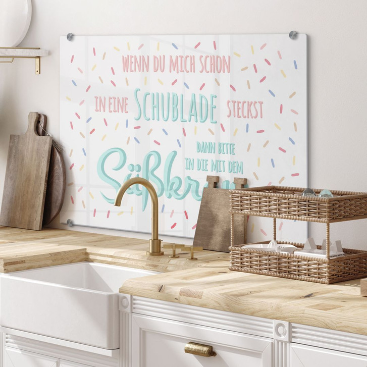 Spritzschutz Schublade mit Süsskram - WA179422