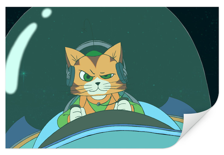 Wallprint Pettersson und Findus - Findus auf Weltraumreise - WA188165