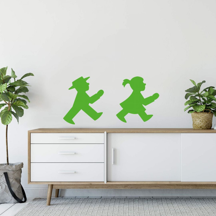 Wandsticker Ampelmann Geher Set - WA197872