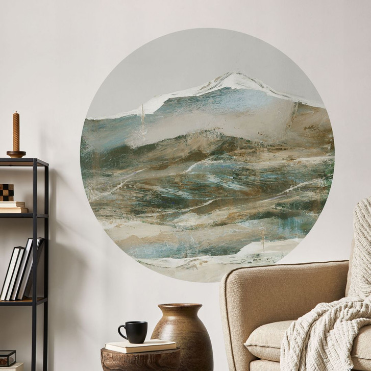 Wandtattoo Berge Abstrakt - Hobday - Rund - WA412562