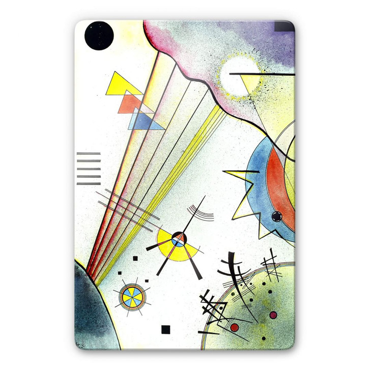 Glasbild Kandinsky - Deutliche Verbindung - WA244931