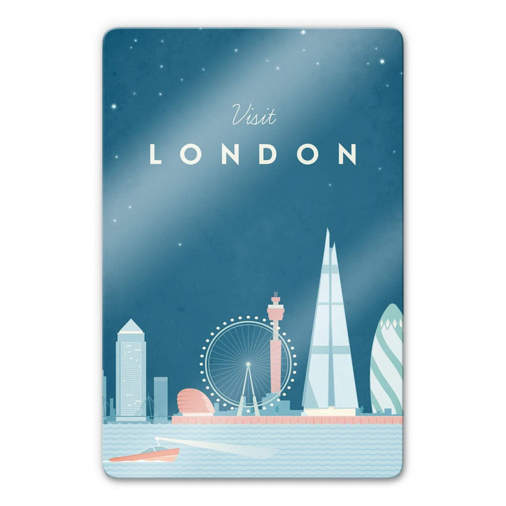 Glasbild Rivers - London - WA262489