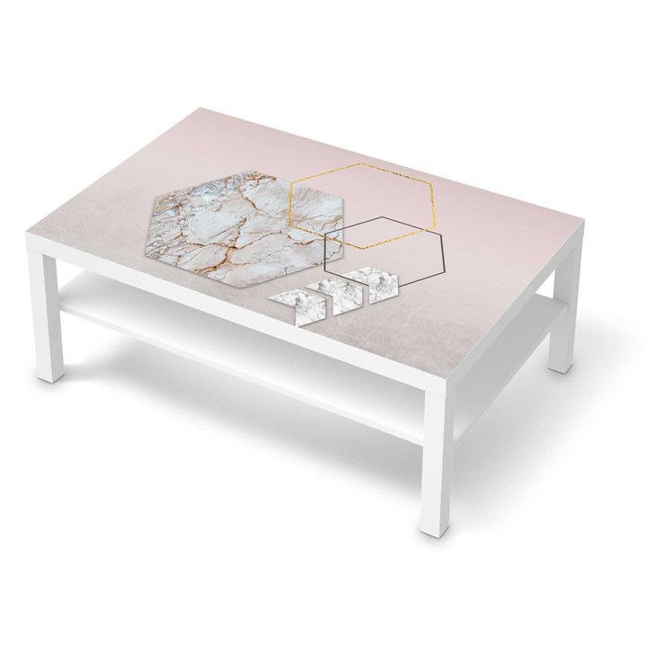 Klebefolie IKEA Lack Tisch 118x78cm - Hexagon - CR111509