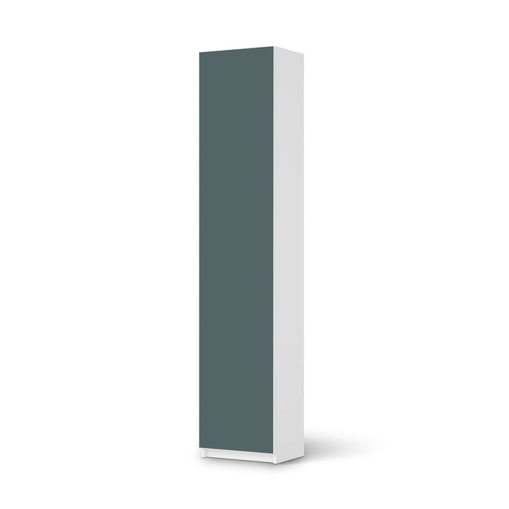 Klebefolie IKEA Pax Schrank 236cm Höhe - 1 Tür - Blaugrau Light - CR111733