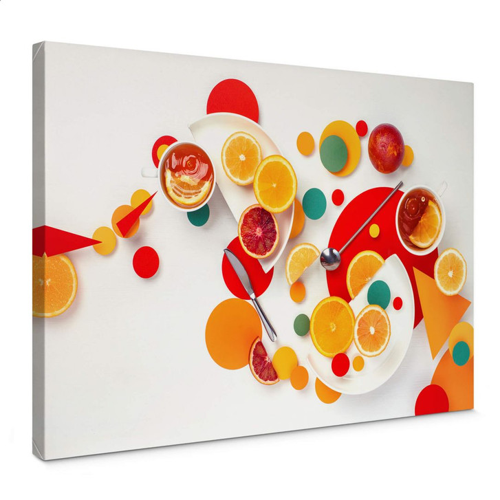 Leinwandbild Belenko - Suprematic Lemon Ice Tea  - WA358261