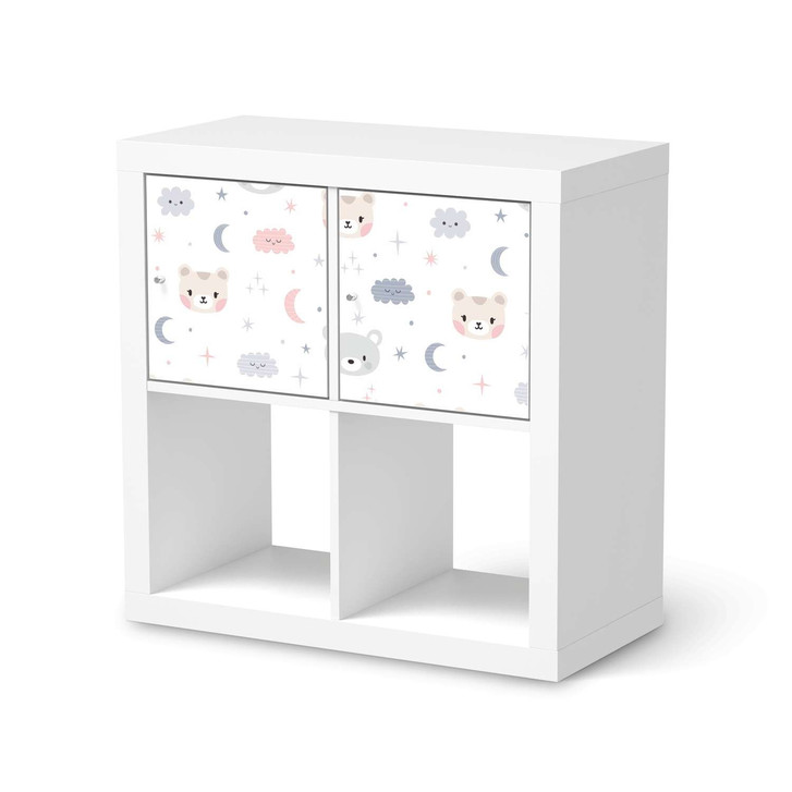 Möbelfolie IKEA Kallax Regal 2 Türen (quer) - Sweet Dreams - CR115528